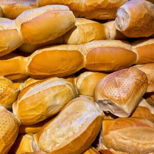 close up photo of yellow bread